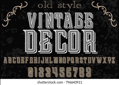 Ornate Regal Gilded Alphabet That Exudes Stock Vector (Royalty Free ...