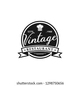 Vintage Food & Restaurant Logo Image