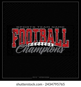 Vintage Football, American Football Champions, Champs, Team Champions, Sports Emblem, Sport