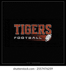 Vintage Football, Football, Game, Player, Team, Sports Team, Tiger, Tiger Football, Laces, Sports Ball, Ball, Mascot