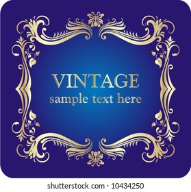 Vintage frame.