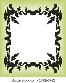 Vintage frame.