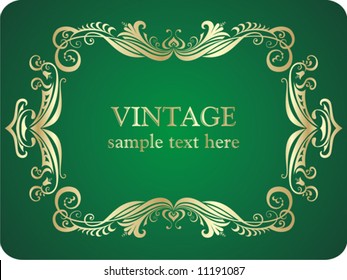 Vintage frame.