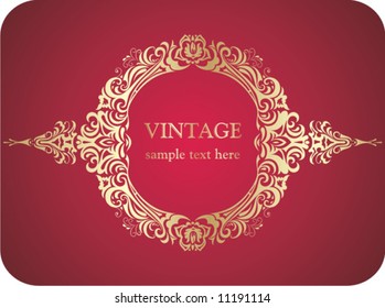 Vintage frame.