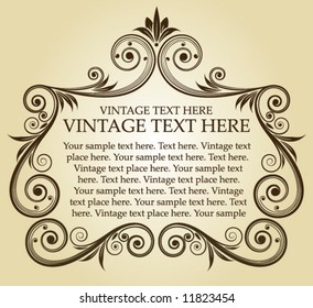 Vintage frame