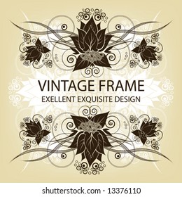 Vintage frame.