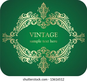 Vintage frame.