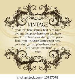 Vintage frame