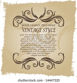 Vintage frame