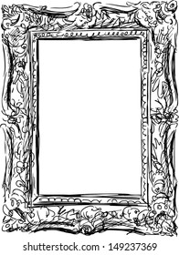 25,290 Hand drawn vintage picture frame Images, Stock Photos & Vectors ...