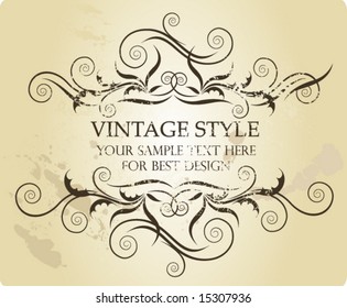 Vintage frame