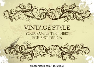 Vintage frame