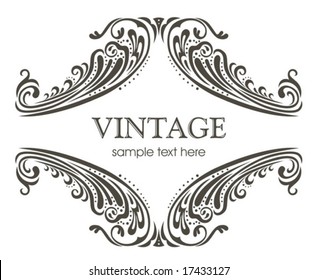 Vintage-Rahmen.