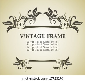 Vintage frame