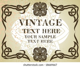 Vintage frame