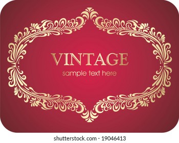 Vintage frame.