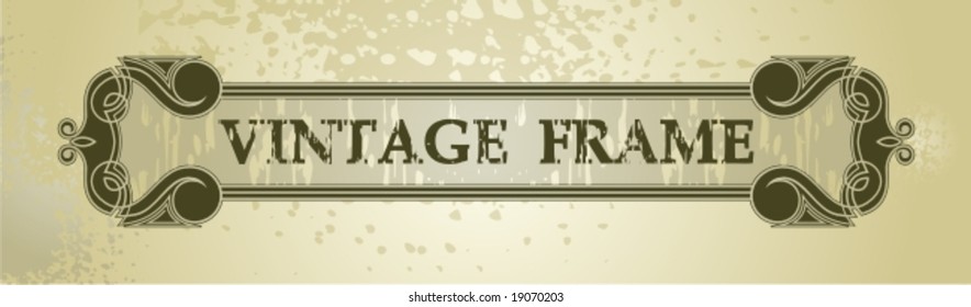 vintage frame