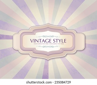Vintage frame