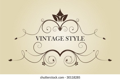 Vintage frame