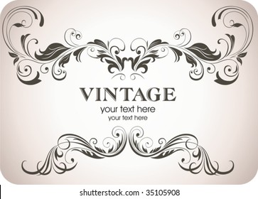 Vintage frame.