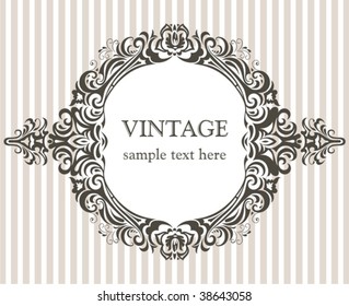 Vintage frame.