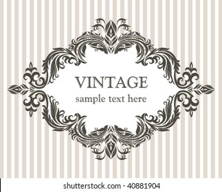  Vintage frame.