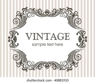  Vintage frame.