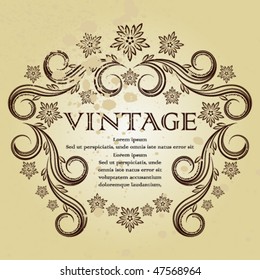 Vintage-Rahmen.