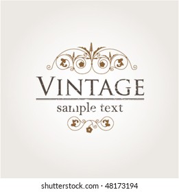 Vintage frame