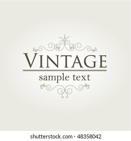 Vintage frame