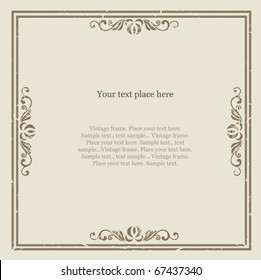 Vintage frame