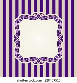 Vintage frame and background