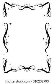 Vintage frame background