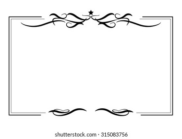 Vintage frame background