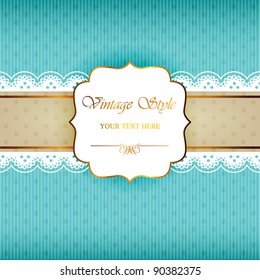 Vintage frame background