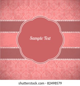 Vintage frame background (invitation template)