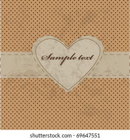 vintage frame background. vector illustration