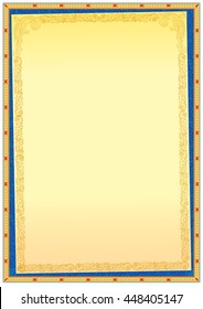 vintage frame border for certificate or diploma