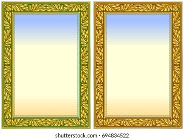 Vintage frame border for diplomas and certificates