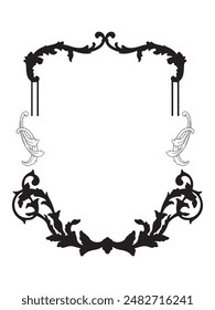 vintage frame and border for graphic designer