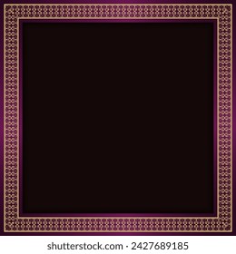 vintage frame border ornament, vector design