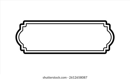 Vintage Frame, Border set. Old frames. Vintage elements. Vector