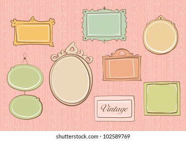 Vintage frame collection