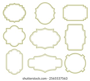 vintage frame. decorative borders. ornate frame