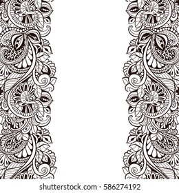 Vintage frame. Decorative vector design elements. 