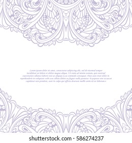 Vintage frame. Decorative vector design elements. 