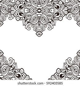 Vintage frame. Decorative vector design elements. 
