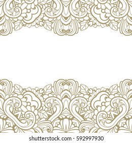 Vintage frame. Decorative vector design elements. 