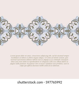 Vintage frame. Decorative vector design elements. 
