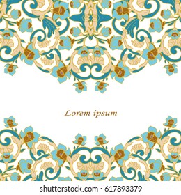 Vintage frame. Decorative vector design elements. 
